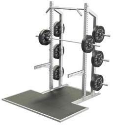 Zeige Details für Quincy Cross Competition 3/4 Power Rack + Plattform - OUTDOOR Bild von Quincy Cross Competition 3/4 Power Rack + Plattform - OUTDOOR